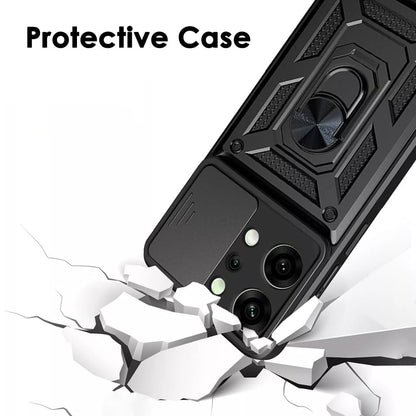 Hoes voor Oppo Reno14, Techsuit, CamShield, Zwart