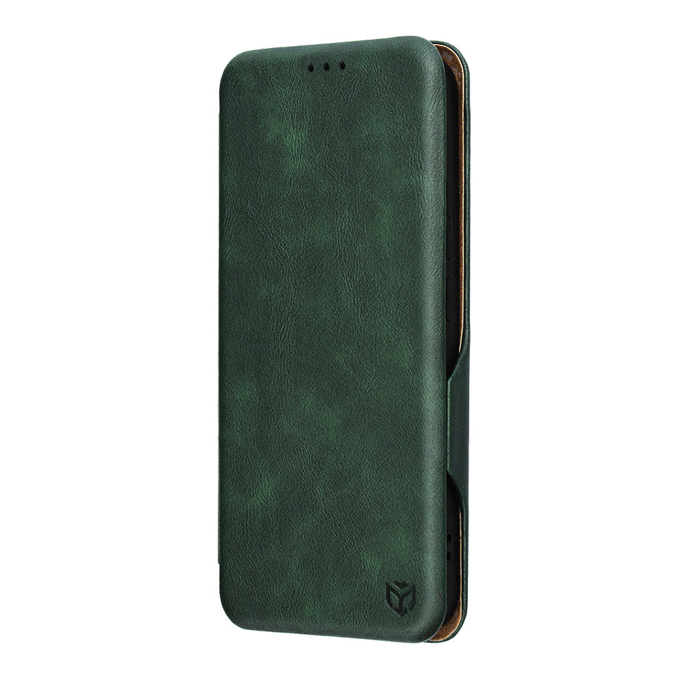 Hoes voor Oppo Reno14, Techsuit, Safe Wallet Plus, Groen