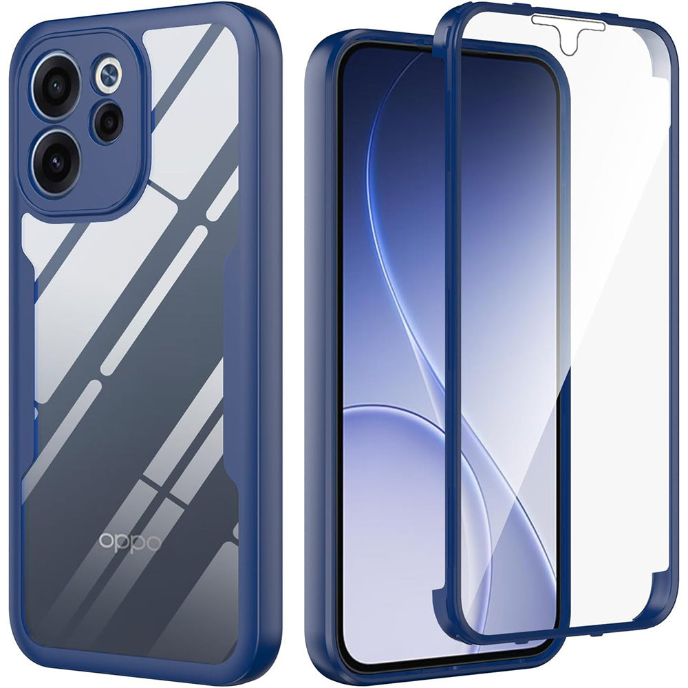 Hoes voor Oppo Reno15 FS / Reno15 F, Techsuit, ColorVerse 360, Blauw