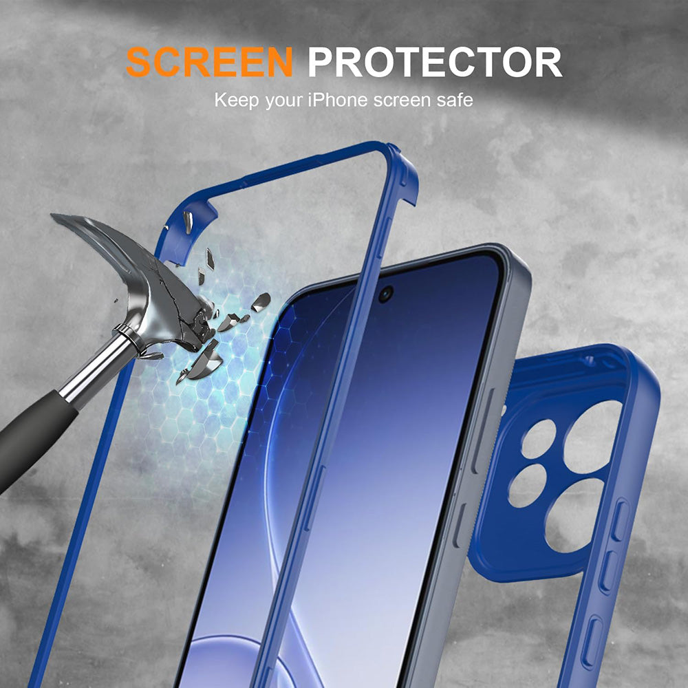 Hoes voor Oppo Reno15 FS / Reno15 F, Techsuit, ColorVerse 360, Blauw