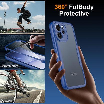 Hoes voor Oppo Reno15 FS / Reno15 F, Techsuit, ColorVerse 360, Blauw