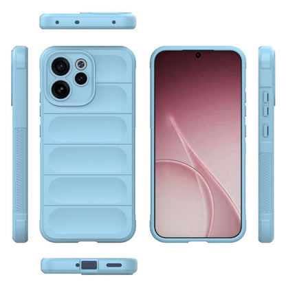 Hoes voor Oppo Reno15 FS / Reno15 F, Techsuit, Magic Shield, Blauw