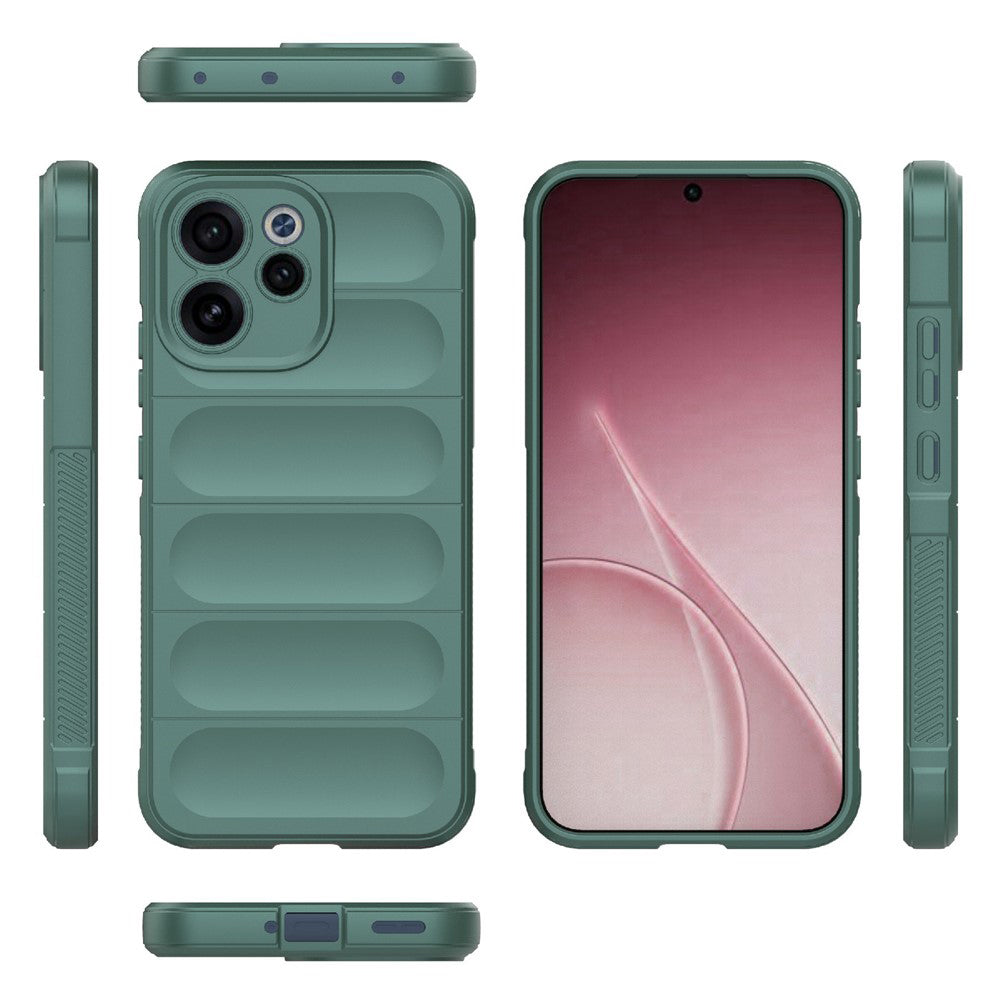 Hoes voor Oppo Reno15 FS / Reno15 F, Techsuit, Magic Shield, Groen