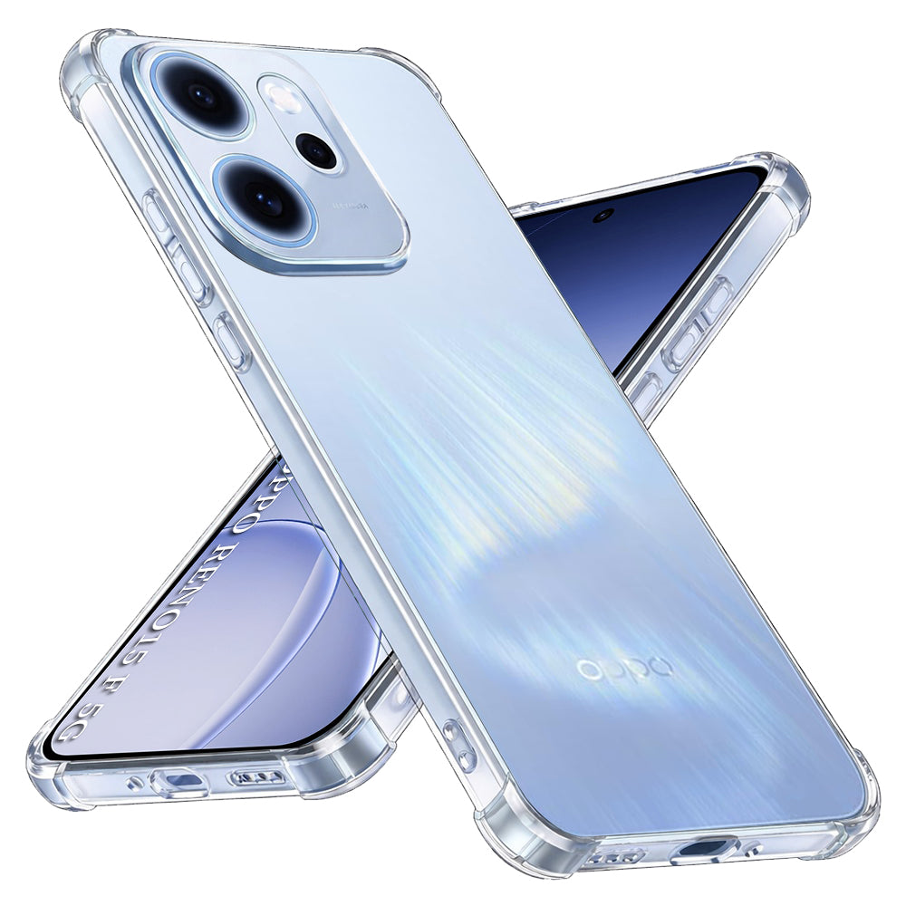 Hoes voor Oppo Reno15 FS / Reno15 F, Techsuit, Schokbestendig Clear, Transparant