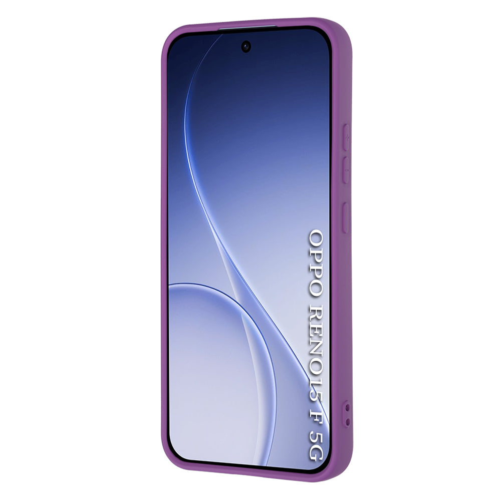 Hoes voor Oppo Reno15 FS / Reno15 F, Techsuit, SoftFlex, Paars
