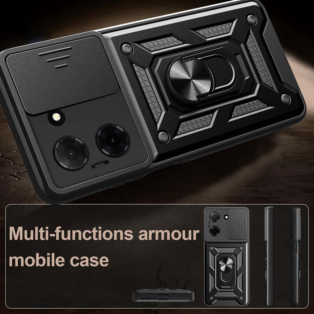 Case for Oppo Reno15, Techsuit, CamShield, Black