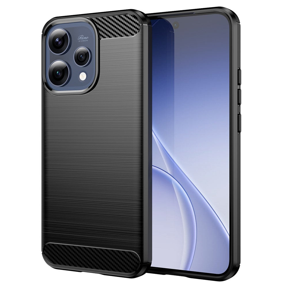 Hoes voor Oppo Reno15, Techsuit, Carbon, Zwart