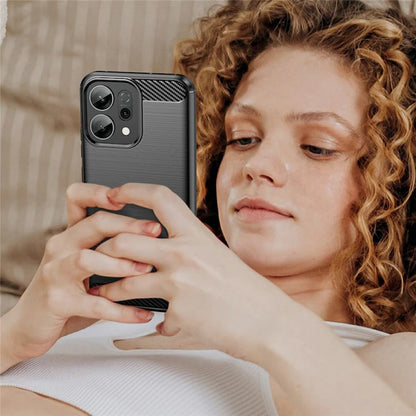 Hoes voor Oppo Reno16 F / Reno16 FS, Techsuit, Carbon, Blauw