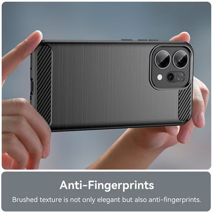 Hoes voor Oppo Reno16 F / Reno16 FS, Techsuit, Carbon, Blauw
