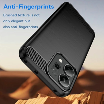 Hoes voor Oppo Reno16 F / Reno16 FS, Techsuit, Carbon, Blauw