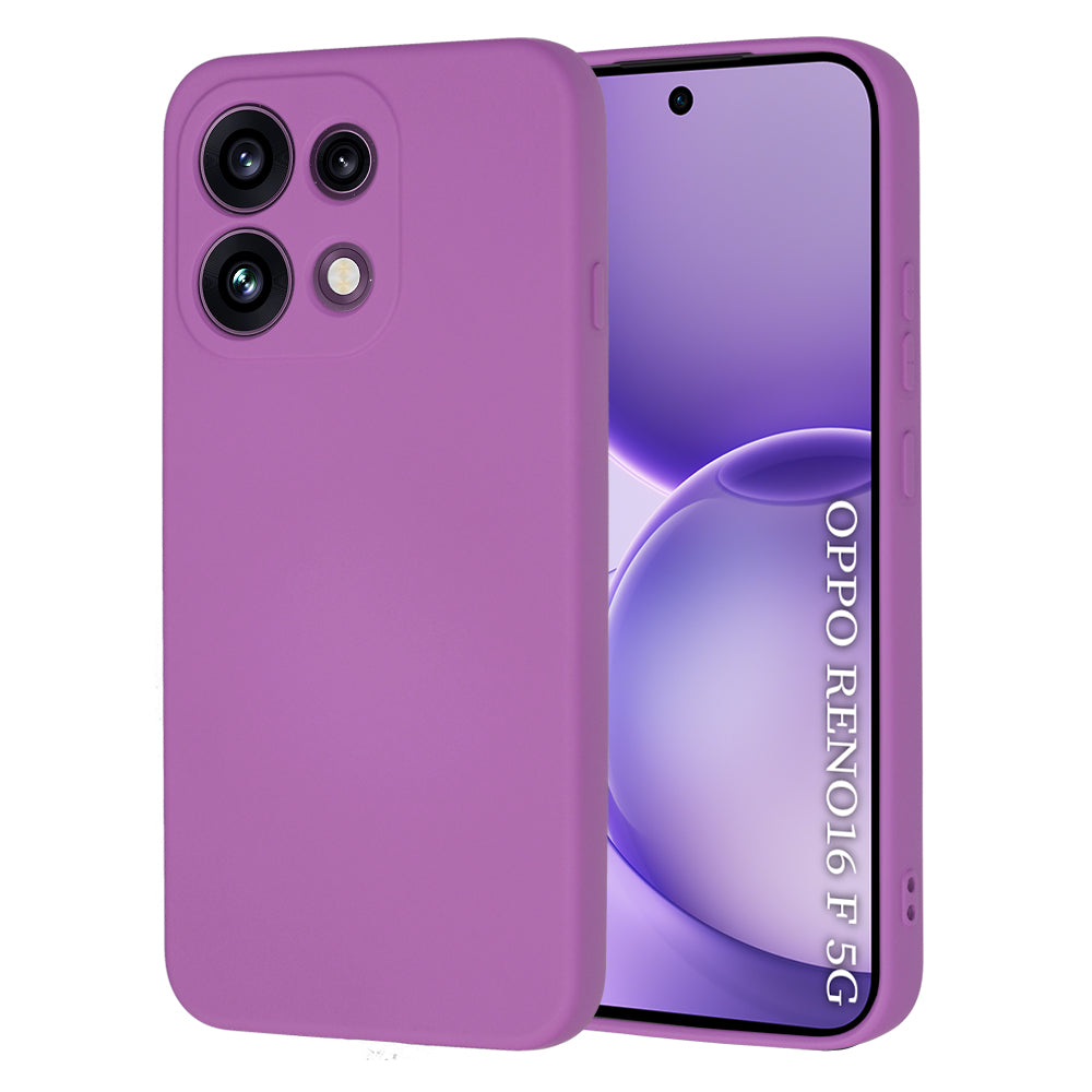 Hoes voor Oppo Reno16 F / Reno16 FS, Techsuit, SoftFlex, Paars