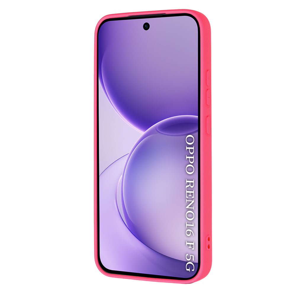 Hoes voor Oppo Reno16 F / Reno16 FS, Techsuit, SoftFlex, Donkerroze