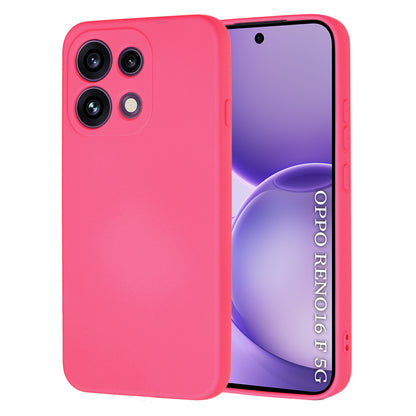 Hoes voor Oppo Reno16 F / Reno16 FS, Techsuit, SoftFlex, Donkerroze