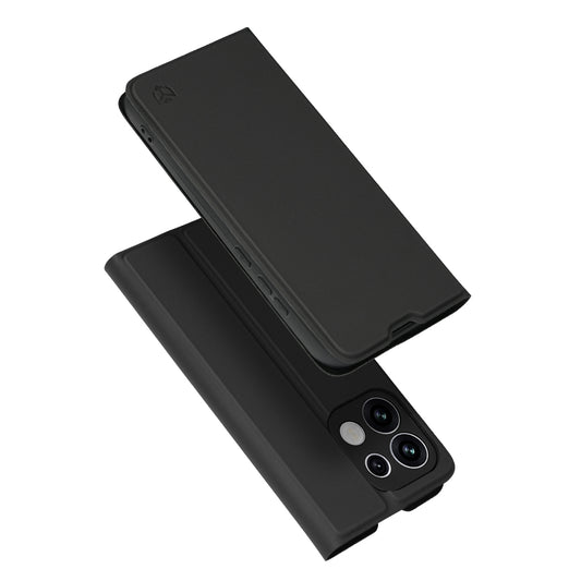Hoes voor Oppo Reno16 Pro, Techsuit, Magskin Book, Zwart