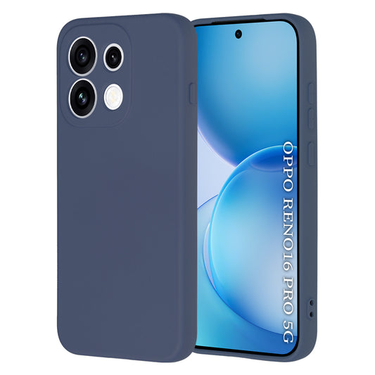 Hoes voor Oppo Reno16 Pro, Techsuit, SoftFlex, Marineblauw