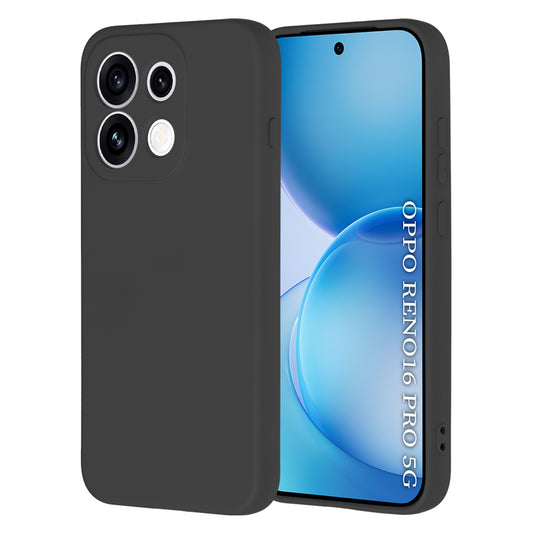Hoesje voor Oppo Reno16 Pro, Techsuit, SoftFlex, Zwart
