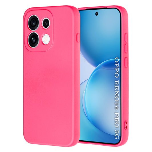 Hoes voor Oppo Reno16 Pro, Techsuit, SoftFlex, Donkerroze
