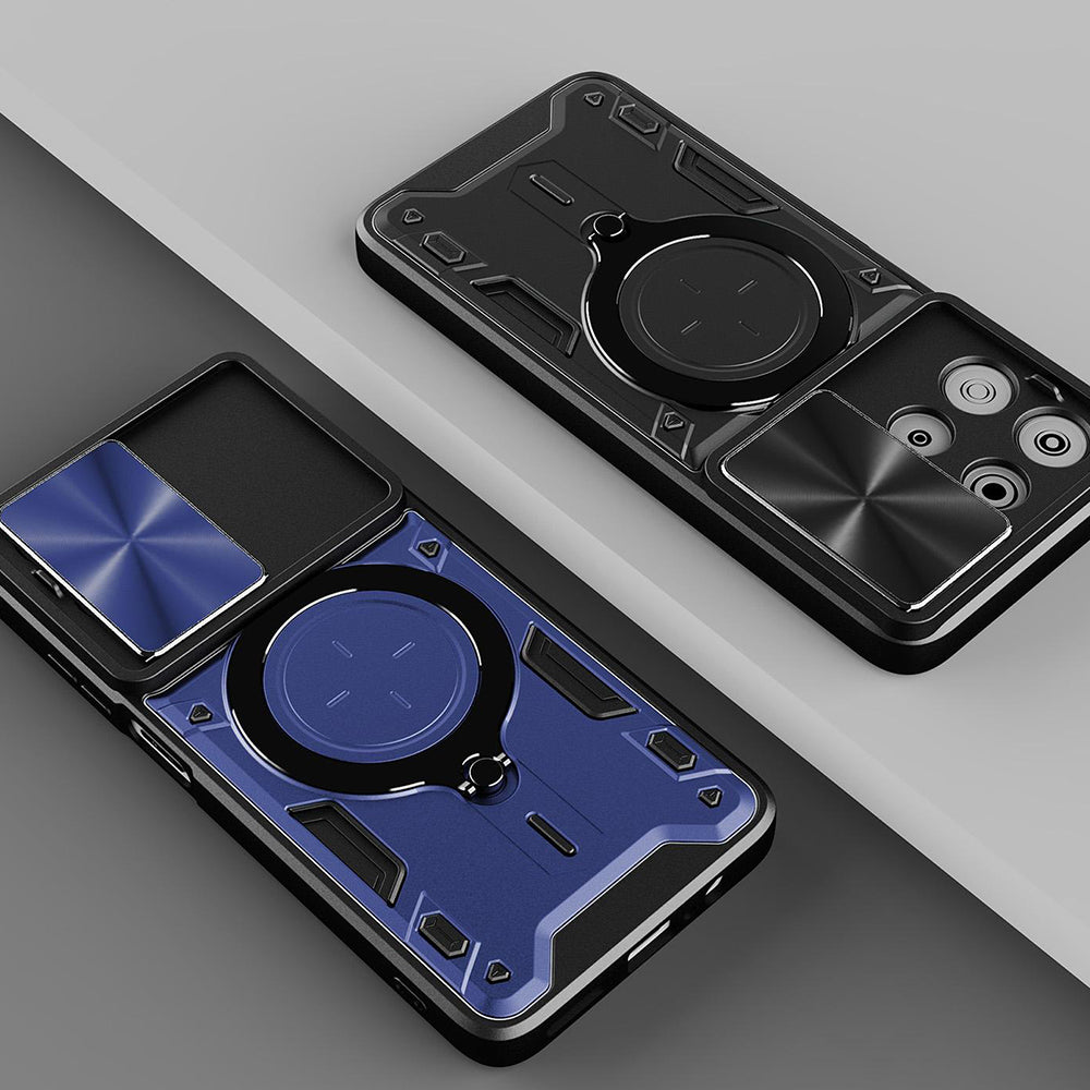 Hoes voor Oppo Reno16 / Reno16 Pro, Techsuit, CamGuard Pro, Rood