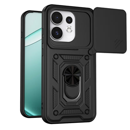 Hoes voor Oppo Reno16 / Reno16 Pro, Techsuit, CamShield, Zwart
