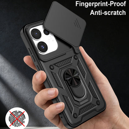 Hoes voor Oppo Reno16 / Reno16 Pro, Techsuit, CamShield, Zwart