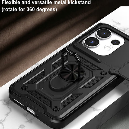 Hoes voor Oppo Reno16 / Reno16 Pro, Techsuit, CamShield, Zwart