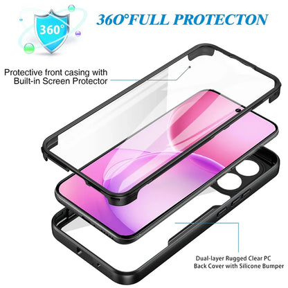 Hoes voor Oppo Reno16 / Reno16 Pro, Techsuit, ColorVerse 360, Zwart