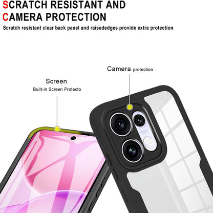 Hoes voor Oppo Reno16 / Reno16 Pro, Techsuit, ColorVerse 360, Zwart