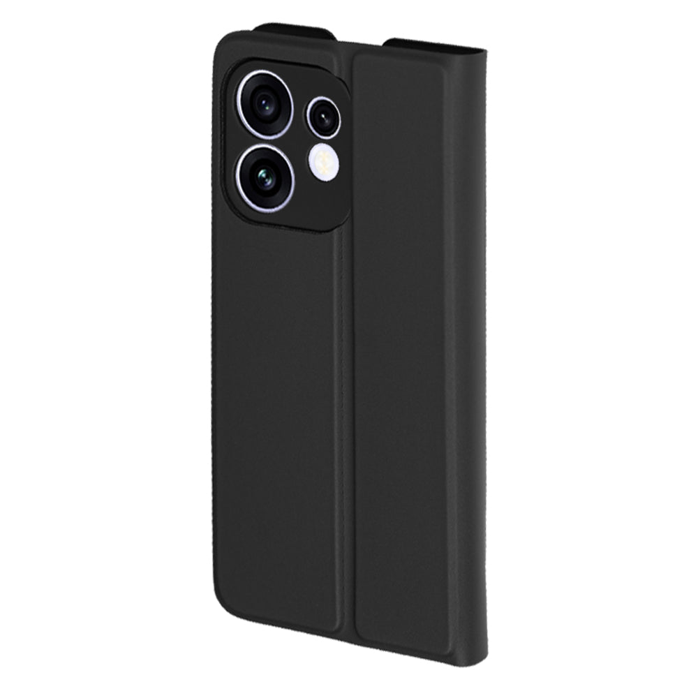 Hoes voor Oppo Reno16, Techsuit, Magskin Book, Zwart