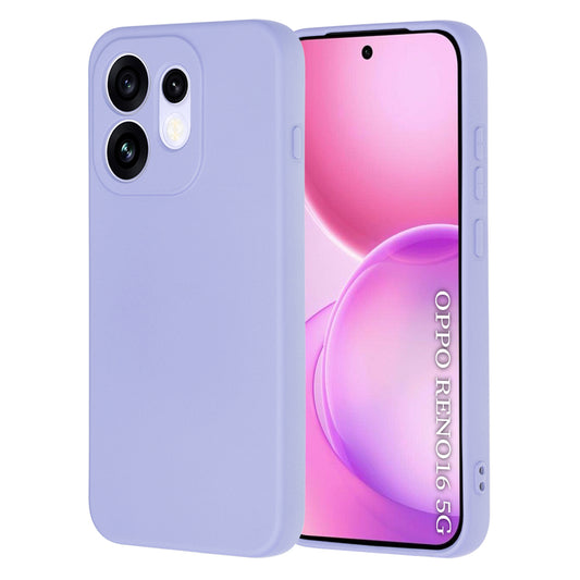 Hoes voor Oppo Reno16, Techsuit, SoftFlex, Lichtpaars