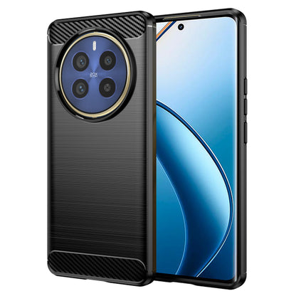 Hoes voor Realme 12 Pro / 12 Pro+, Techsuit, Carbon, Zwart