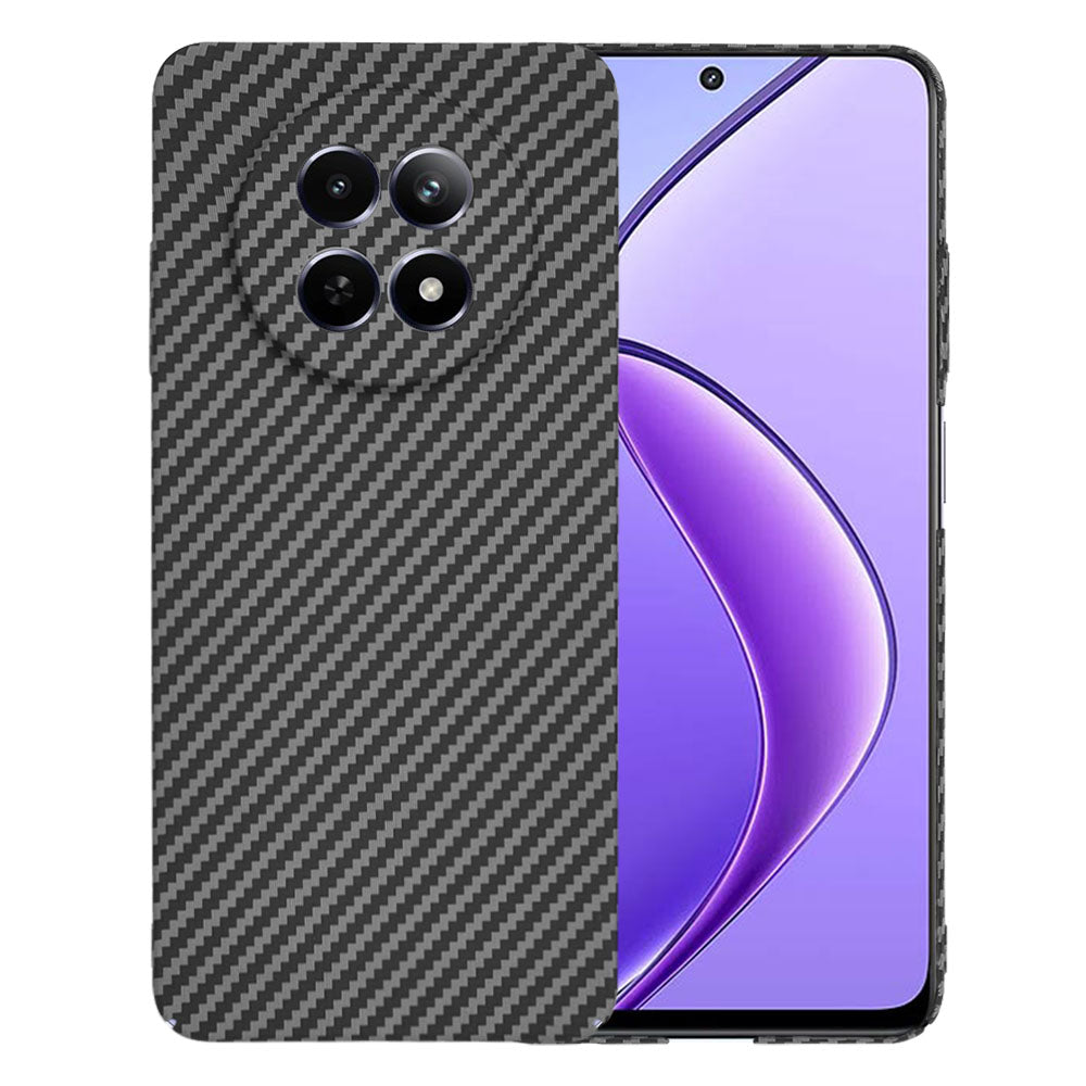 Hoes voor Realme 12x / 12, Techsuit, Carbonite FiberShell, Zwart