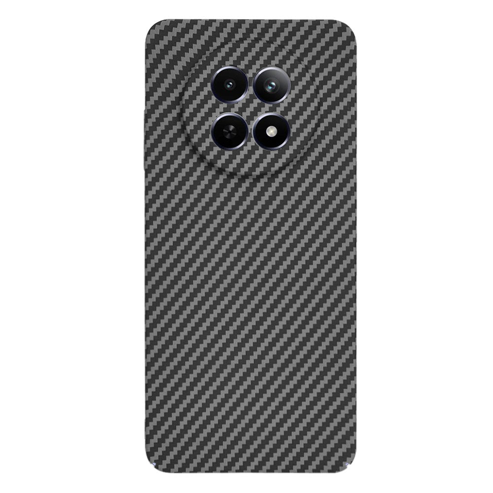 Hoes voor Realme 12x / 12, Techsuit, Carbonite FiberShell, Zwart