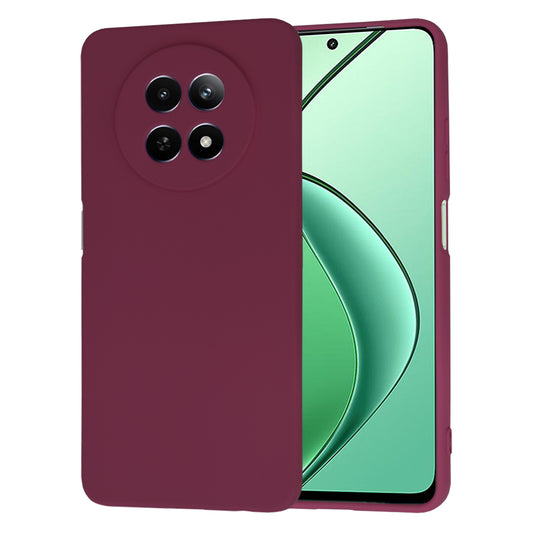 Telefoonhoesje voor Realme 12x / 12, Techsuit, SoftFlex, Bordeauxrood