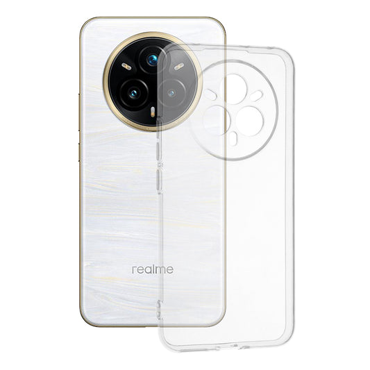 Hoes voor Realme 14 Pro+, Techsuit, Helder, Transparant