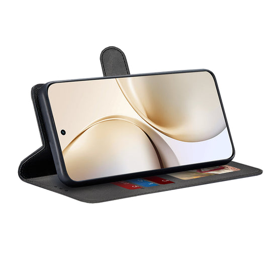 Hoes voor Realme 14 Pro+, Techsuit, Diary Book, Zwart