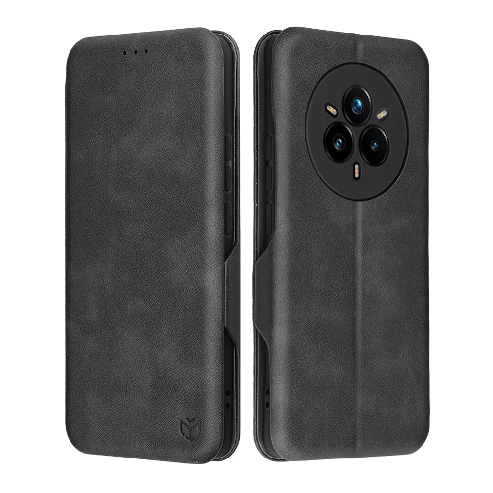 Hoes voor Realme 14 Pro+, Techsuit, Safe Wallet Plus, Zwart