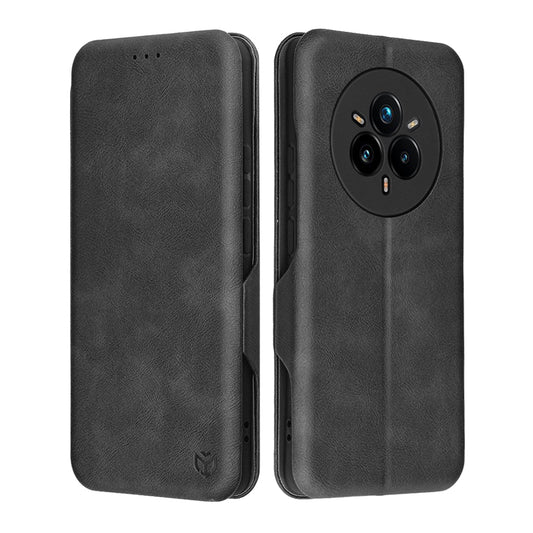 Hoes voor Realme 14 Pro+, Techsuit, Safe Wallet Plus, Zwart