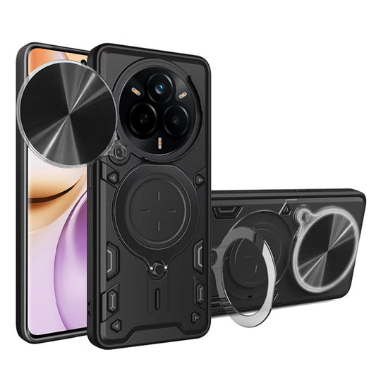 Hoes voor Realme 14 Pro, Techsuit, CamGuard Pro, Zwart