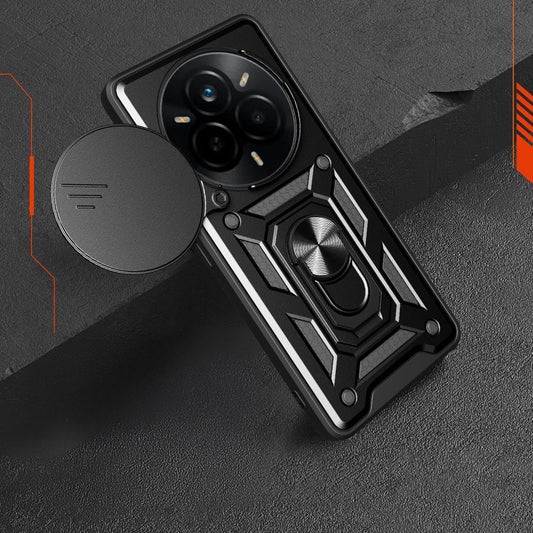 Hoes voor Realme 14 Pro, Techsuit, CamShield, Zwart