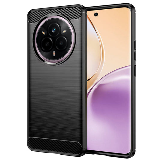 Hoes voor Realme 14 Pro, Techsuit, Carbon, Zwart