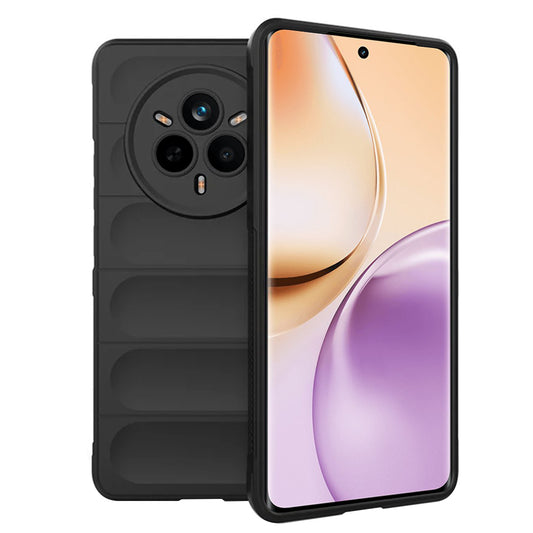 Hoes voor Realme 14 Pro, Techsuit, Magic Shield, Zwart