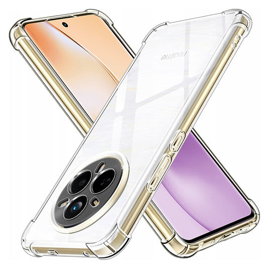 Hoes voor Realme 14 Pro, Techsuit, Schokbestendig Helder, Transparant