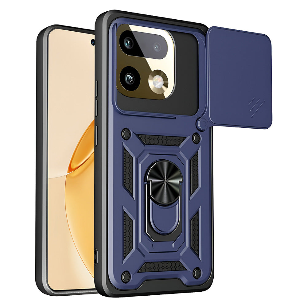 Hoes voor Realme 16 Pro+, Techsuit, CamShield, Blauw