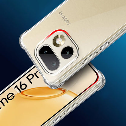 Hoes voor Realme 16 Pro, Techsuit, Shockproof Clear, Transparant