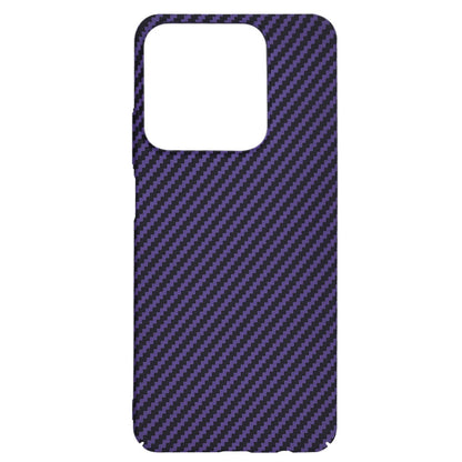 Hoes voor Realme C63 / C61, Techsuit, Carbonite FiberShell, Paars