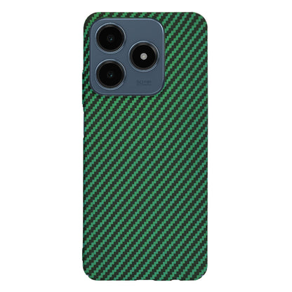 Hoes voor Realme C63 / C61, Techsuit, Carbonite FiberShell, Groen