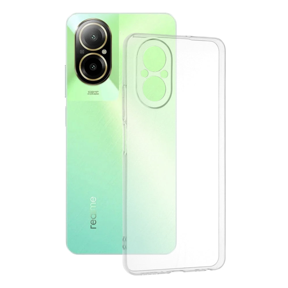 Case for Realme C67 4G, Techsuit, Clear, Transparent
