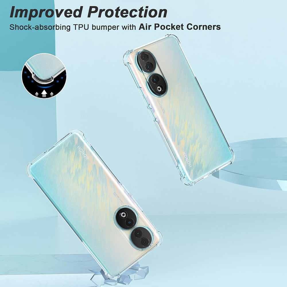 Hoes voor Realme GT 7 Pro, Techsuit, Schokbestendig Helder, Transparant