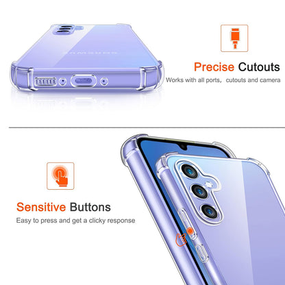 Hoes voor Realme GT 7 Pro, Techsuit, Schokbestendig Helder, Transparant