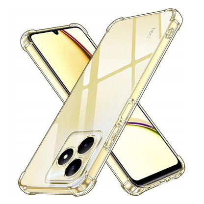 Hoes voor Realme Note 50 / C51, Techsuit, Schokbestendig Helder, Transparant